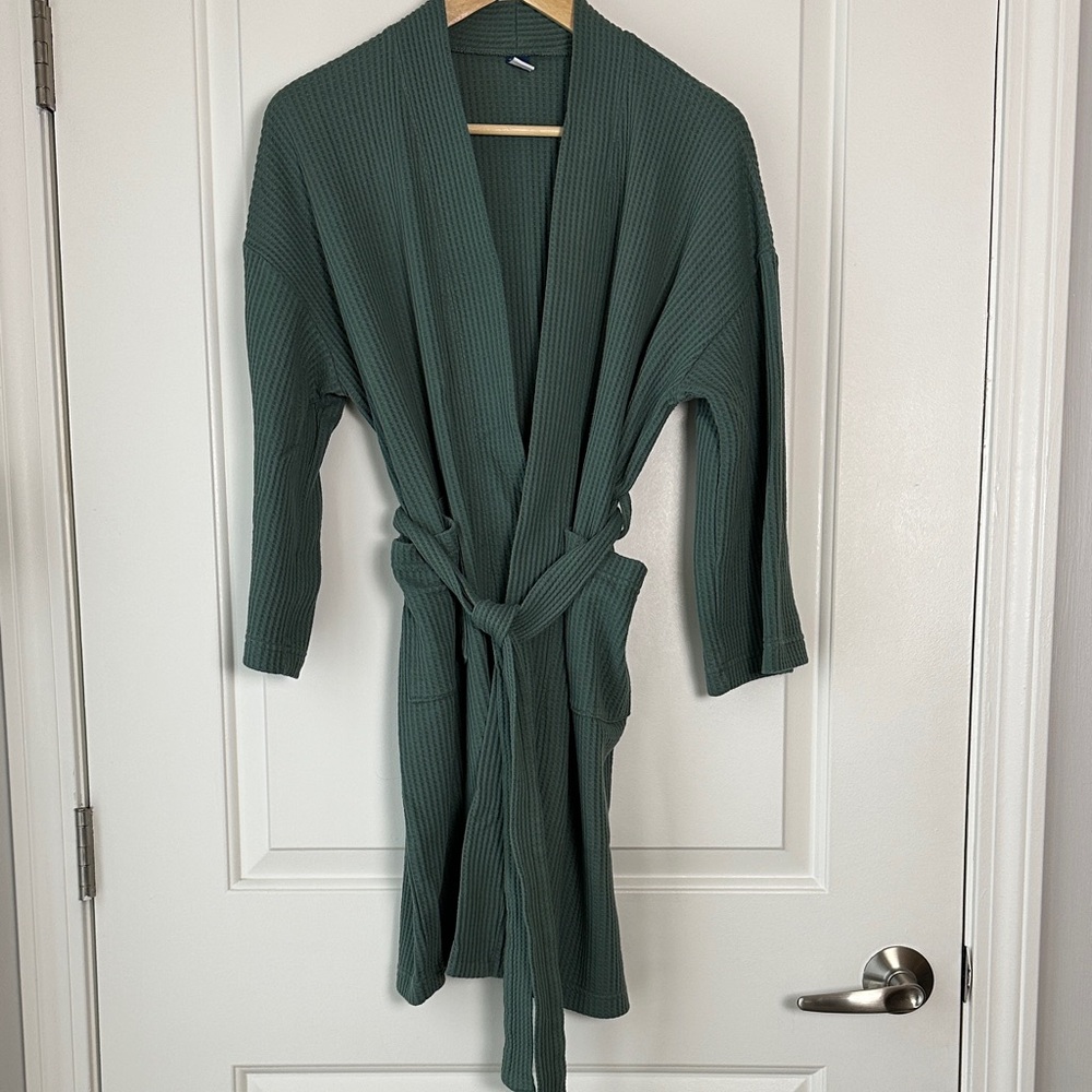 Waffle-Knit Robe SP - Picture 2 of 11